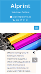 Mobile Screenshot of alprint.es